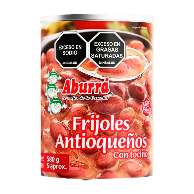 FRIJOLES ANTIOQ ABURRA X 580 GR